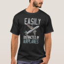 Search for airplane tshirts Distracted