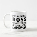 Search for awesome boss mugs Employees