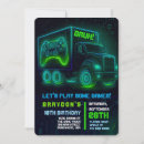 Search for game truck invitations Green