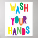 Search for bathroom kids posters Wash