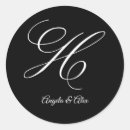 Search for monogram letter h stickers Black