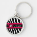 Search for black white zebra key rings Girly