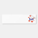 Search for romance love bumper stickers Hearts