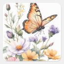 Search for watercolor butterflies stickers Nature