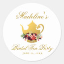 Search for bridal tea stickers Bridal shower thank you