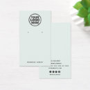 Search for earring card template display cards Modern minimal minimalist design