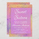 Search for under the sea sweet 16 invitations Purple