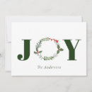 Search for joy christmas cards Red berries