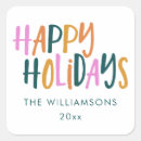 Search for happy holidays stickers Cute