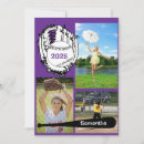 Search for sports graduation invitations Purple