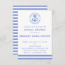 Search for nautical bridal invitations Preppy