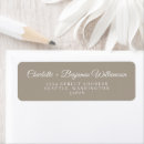 Search for taupe brown return address labels Classic