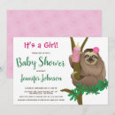 Search for cute sloth invitations Floral