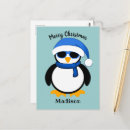 Search for merry christmas penguin postcards Bird