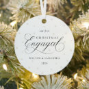 Search for our first engaged christmas tree decorations Black and white