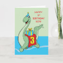 Search for dinosaur 3rd birthday cards Celebration