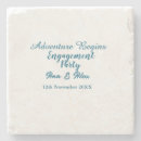 Search for engagement coasters Engagement party name date
