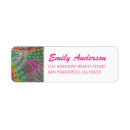 Search for rainbow birthday return address labels Colourful