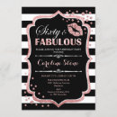 Search for sixty and fabulous birthday invitations Glitter