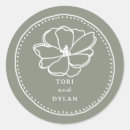 Search for green flower stickers Botanical