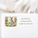 Search for decorated egg return address labels Baby shower