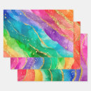 Search for rainbow glitter wrapping paper Green