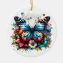 Search for blue butterfly christmas tree decorations Keepsake