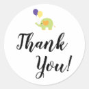Search for elephant baby shower favor stickers For kids