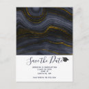 Search for save the date graduation postcards Black