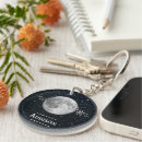 Search for full moon round key rings Starry night
