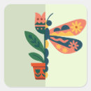 Search for colourful butterfly stickers Vintage