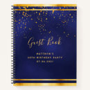 Search for 50th birthday guest books Gold