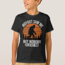 Search for bigfoot kids tshirts Halloween