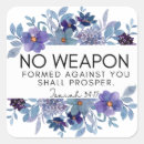Search for weapon stickers Isaiah 54 17