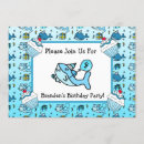 Search for baby shark boy birthday invitations For kids