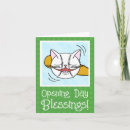 Search for cute good luck cards Cat lover