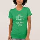 Search for keep calm and carry on tshirts Green