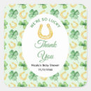 Search for gold horseshoe stickers St patricks day