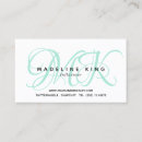 Search for simple one sided business cards Chic