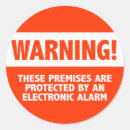 Search for security system stickers Alarm