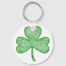 Search for three leaf clover key rings Celtic