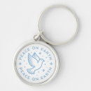 Search for peace on earth key rings Dove