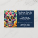 Search for skull business cards Sugar