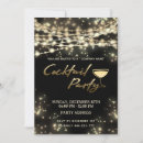 Search for black gold cocktail party invitations Festive