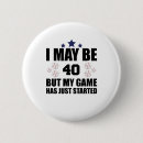 Search for 40th birthday badges Funny