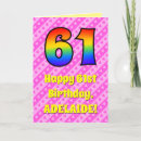 Search for 61 birthday cards 61 years old