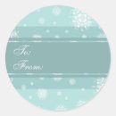 Search for turquoise snowflakes stickers White