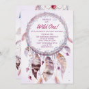 Search for boho wild one birthday invitations Pink and gold