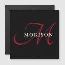 Search for monogram magnet cards Typography