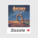 Search for utah souvenir stickers Delicate arch